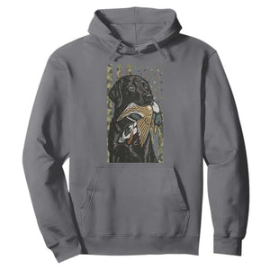 Patriotic Black Lab Hoodie Hunting Dog American Flag Camo Gift TS12 Charcoal Print Your Wear