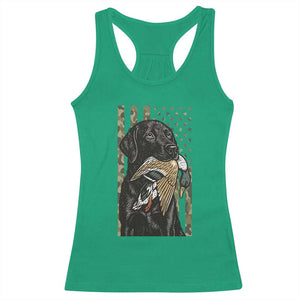 Patriotic Black Lab Racerback Tank Top Hunting Dog American Flag Camo Gift TS12 Irish Green Print Your Wear