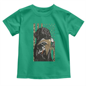 Patriotic Black Lab Toddler T Shirt Hunting Dog American Flag Camo Gift TS12 Irish Green Print Your Wear