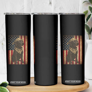 Black Labrador Skinny Tumbler Hunting American Flag Dog Lover Gift TS12 Print Your Wear