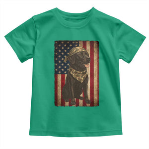 Black Labrador Toddler T Shirt Hunting American Flag Dog Lover Gift TS12 Irish Green Print Your Wear
