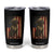 Black Labrador Tumbler Cup Hunting American Flag Dog Lover Gift TS12 Black Print Your Wear
