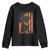 Black Labrador Youth Sweatshirt Hunting American Flag Dog Lover Gift TS12 Black Print Your Wear