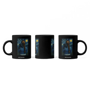 Starry Night Art Parody Coffee Mug Girl And Labrador Retriever Dog Mom Gift TS12 Print Your Wear
