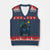 Starry Night Art Parody V-Neck Knit Sweater Vest Girl And Labrador Retriever Dog Mom Gift TS12 Navy Red Print Your Wear
