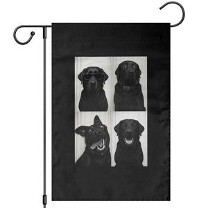 Funny Black Lab Garden Flag Photobooth Selfie Dog Mom Gift TS12 Black Print Your Wear