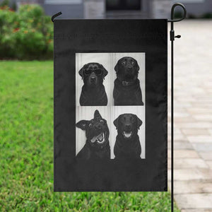 Funny Black Lab Garden Flag Photobooth Selfie Dog Mom Gift TS12 Print Your Wear