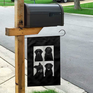Funny Black Lab Garden Flag Photobooth Selfie Dog Mom Gift TS12 Print Your Wear