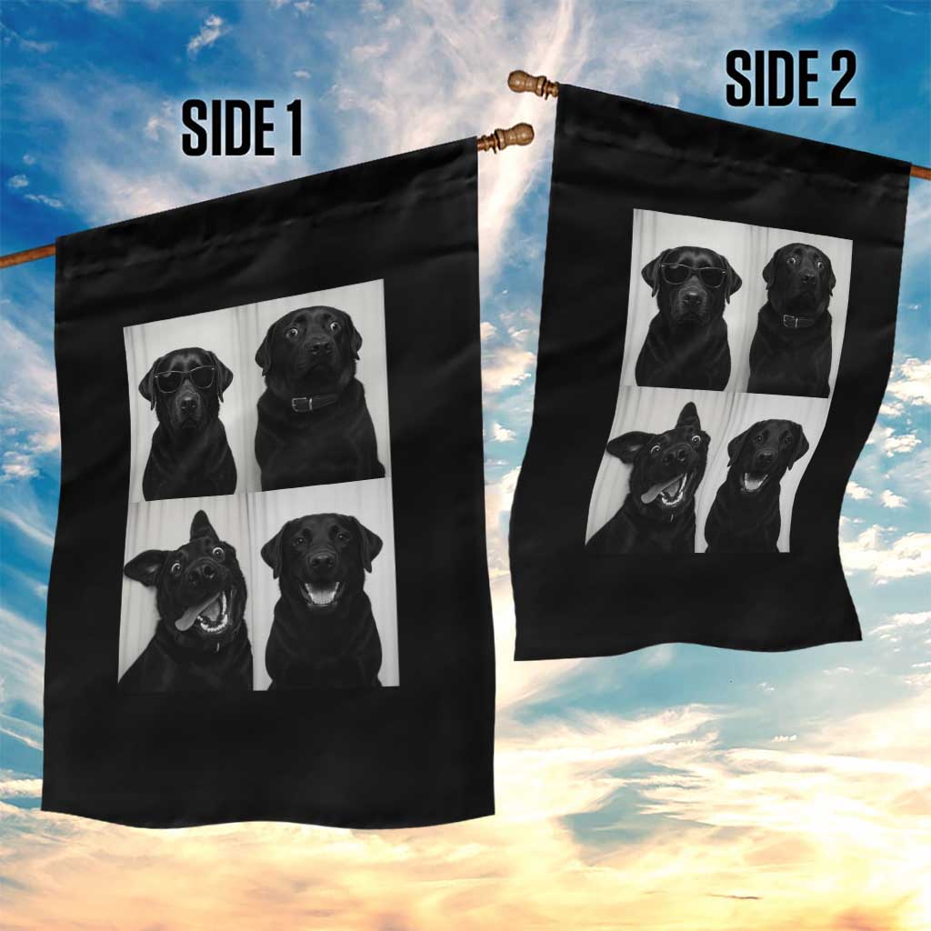 Funny Black Lab Garden Flag Photobooth Selfie Dog Mom Gift TS12 Print Your Wear