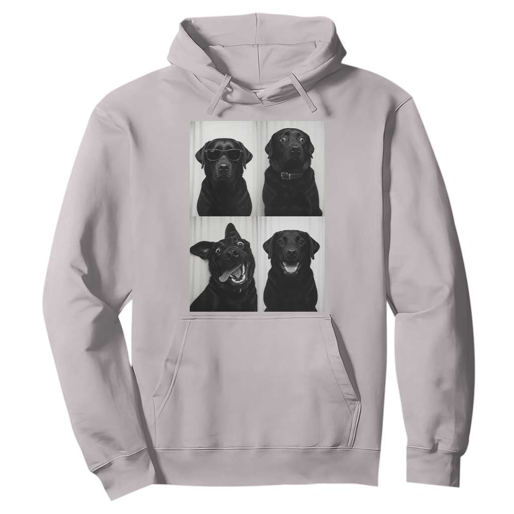Funny Black Lab Hoodie Photobooth Selfie Dog Mom Gift TS12 Ice Gray Print Your Wear