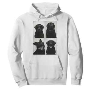 Funny Black Lab Hoodie Photobooth Selfie Dog Mom Gift TS12 White Print Your Wear