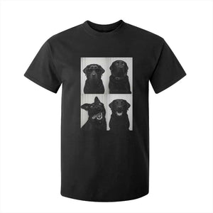 Funny Black Lab T Shirt For Kid Photobooth Selfie Dog Mom Gift TS12 Black Print Your Wear