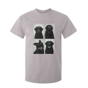Funny Black Lab T Shirt For Kid Photobooth Selfie Dog Mom Gift TS12 Ice Gray Print Your Wear