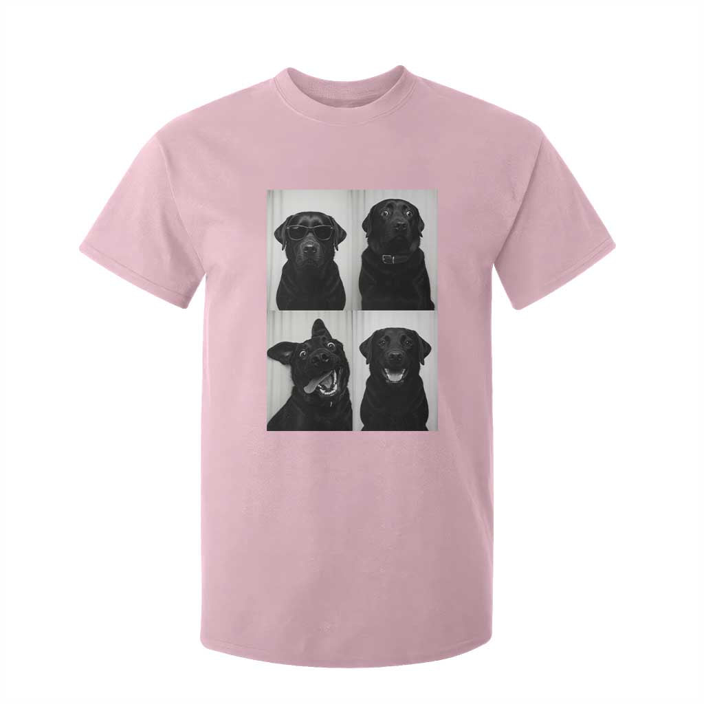 Funny Black Lab T Shirt For Kid Photobooth Selfie Dog Mom Gift TS12 Light Pink Print Your Wear