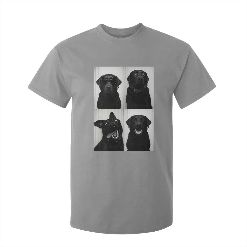 Funny Black Lab T Shirt For Kid Photobooth Selfie Dog Mom Gift TS12 Sport Gray Print Your Wear