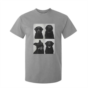 Funny Black Lab T Shirt For Kid Photobooth Selfie Dog Mom Gift TS12 Sport Gray Print Your Wear