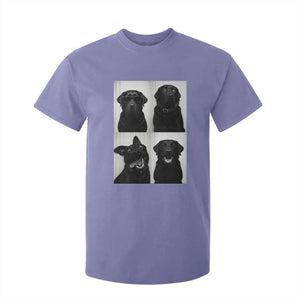 Funny Black Lab T Shirt For Kid Photobooth Selfie Dog Mom Gift TS12 Violet Print Your Wear