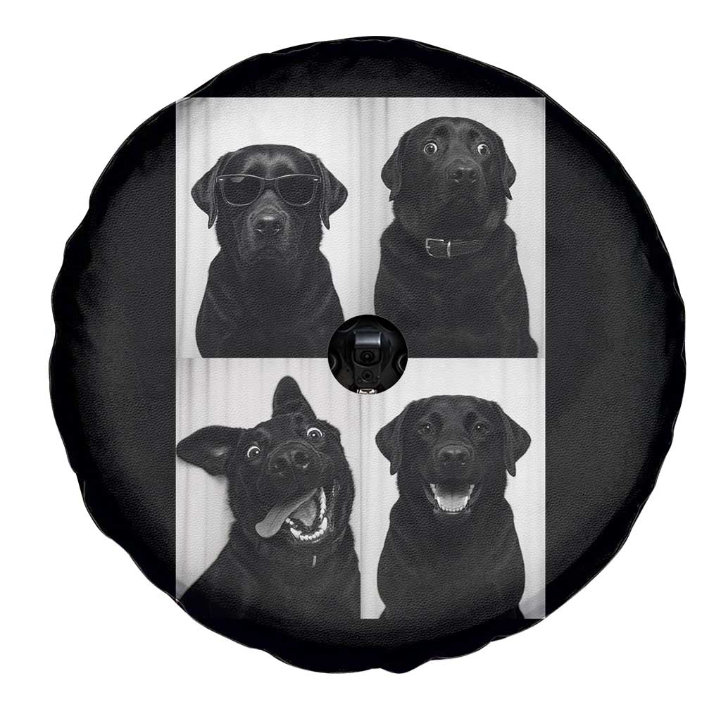 Funny Black Lab Spare Tire Cover Photobooth Selfie Dog Mom Gift TS12 Print Your Wear