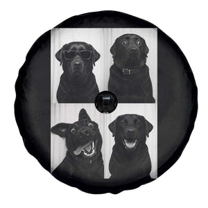 Funny Black Lab Spare Tire Cover Photobooth Selfie Dog Mom Gift TS12 Print Your Wear