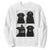 Funny Black Lab Sweatshirt Photobooth Selfie Dog Mom Gift TS12 White Print Your Wear