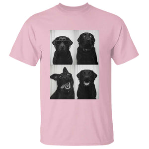 Funny Black Lab T Shirt Photobooth Selfie Dog Mom Gift TS12 Light Pink Print Your Wear