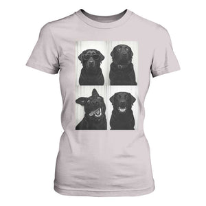Funny Black Lab T Shirt For Women Photobooth Selfie Dog Mom Gift TS12 Ice Gray Print Your Wear