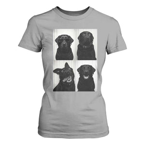 Funny Black Lab T Shirt For Women Photobooth Selfie Dog Mom Gift TS12 Sport Gray Print Your Wear