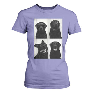 Funny Black Lab T Shirt For Women Photobooth Selfie Dog Mom Gift TS12 Violet Print Your Wear