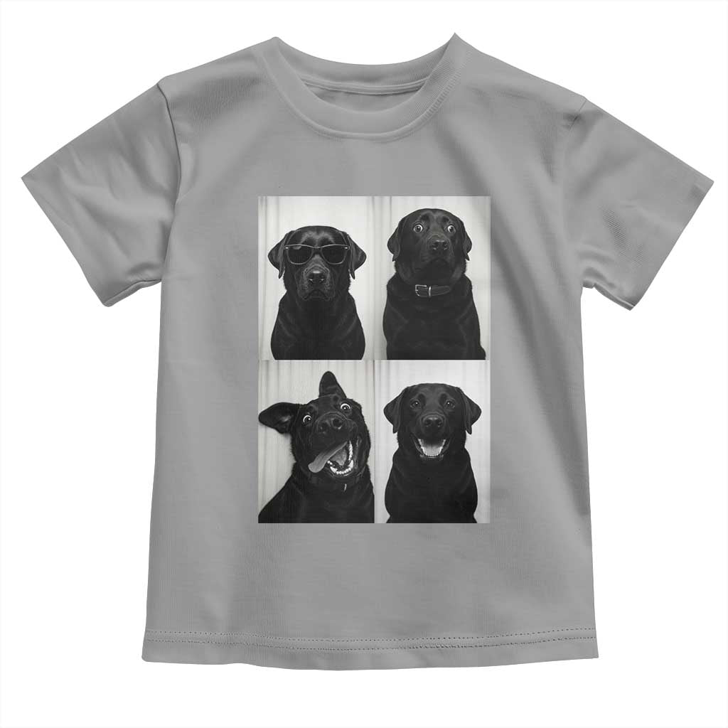 Funny Black Lab Toddler T Shirt Photobooth Selfie Dog Mom Gift TS12 Sport Gray Print Your Wear
