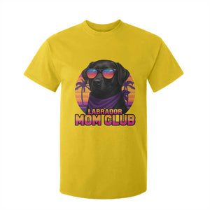 Funny Black Labrador T Shirt For Kid Dog Mom Retro Sunset Gift TS12 Daisy Print Your Wear