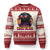 Funny Black Labrador Ugly Christmas Sweater Dog Mom Retro Sunset Gift - Print Your Wear