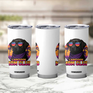 Funny Black Labrador Tumbler Cup Dog Mom Retro Sunset Gift TS12 Print Your Wear