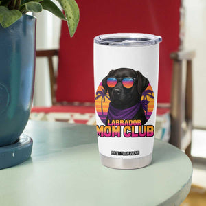 Funny Black Labrador Tumbler Cup Dog Mom Retro Sunset Gift TS12 Print Your Wear
