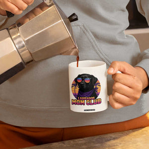 Funny Black Labrador Coffee Mug Dog Mom Retro Sunset Gift TS12 Print Your Wear