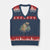 Resist Portland Frog Protest Xmas V-Neck Knit Sweater Vest Funny Holiday Meme Gift Idea - Print Your Wear