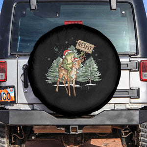 Resist Portland Frog Protest Christmas Spare Tire Cover Funny Holiday Meme Gift Idea - Print Your Wear