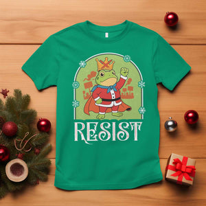Resist Portland Frog Protest T Shirt Funny No Kings Christmas Gift TS12 Irish Green Print Your Wear