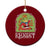 Resist Portland Frog Protest Ceramic Ornament Funny No Kings Xmas Gift - Print Your Wear