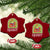 Resist Portland Frog Protest Ceramic Ornament Funny No Kings Xmas Gift - Print Your Wear
