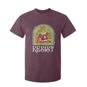 Resist Portland Frog Protest T Shirt For Kid Funny No Kings Christmas Gift TS12 Maroon Print Your Wear