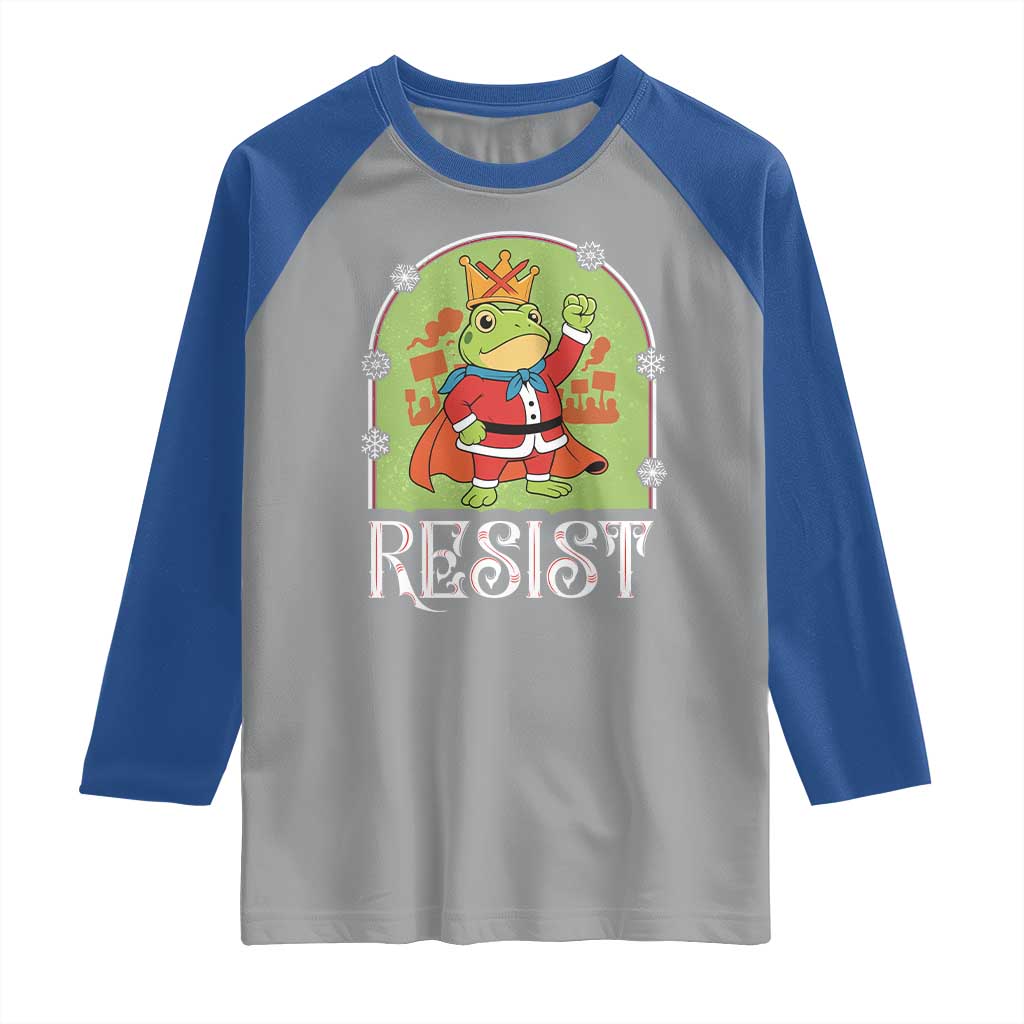 Resist Portland Frog Protest Raglan Shirt Funny No Kings Christmas Gift TS12 Sport Gray Royal Print Your Wear