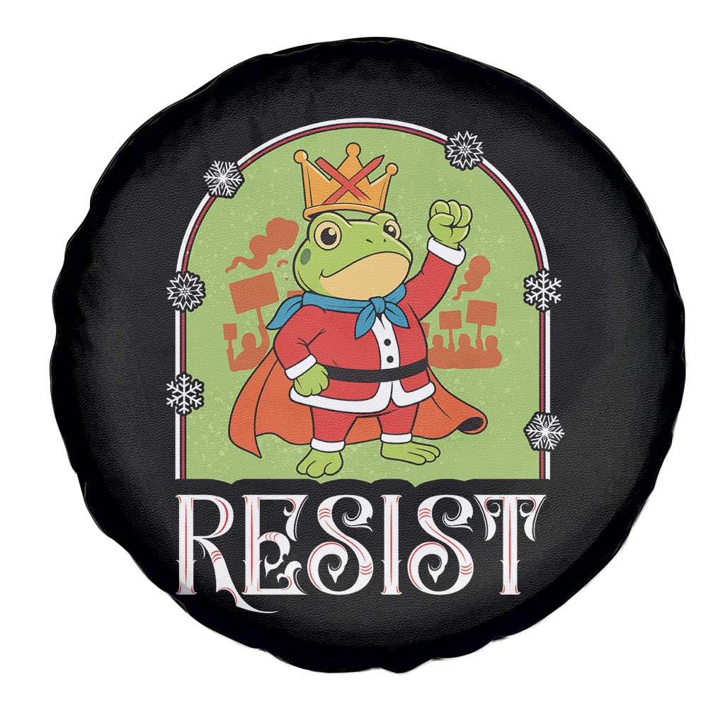 Resist Portland Frog Protest Spare Tire Cover Funny No Kings Christmas Gift TS12 Print Your Wear