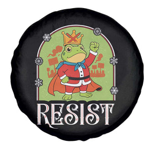 Resist Portland Frog Protest Spare Tire Cover Funny No Kings Christmas Gift - Print Your Wear