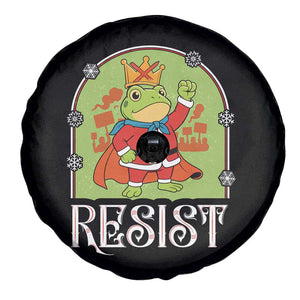 Resist Portland Frog Protest Spare Tire Cover Funny No Kings Christmas Gift - Print Your Wear