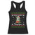 Frogs Against Fascism Ugly Sweater Racerback Tank Top Funny Portland Christmas Frog Gift - Print Your Wear