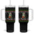 Frogs Against Fascism Ugly Sweater Tumbler With Handle Funny Portland Christmas Frog Gift TS12 One Size: 40 oz Black Print Your Wear