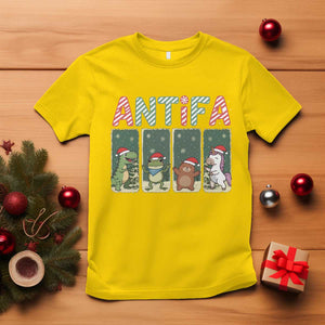 Funny Christmas Frogtifa T Shirt Portland Resist Frog Protest TS12 Daisy Print Your Wear