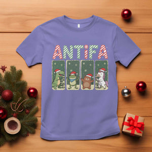 Funny Christmas Frogtifa T Shirt Portland Resist Frog Protest TS12 Violet Print Your Wear