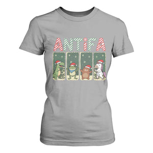 Funny Christmas Frogtifa T Shirt For Women Portland Resist Frog Protest TS12 Sport Gray Print Your Wear