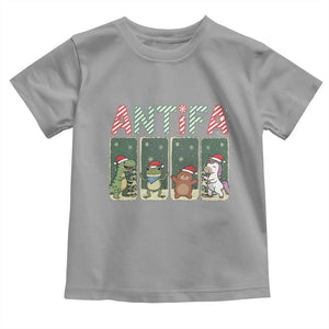 Funny Christmas Frogtifa Toddler T Shirt Portland Resist Frog Protest - Print Your Wear